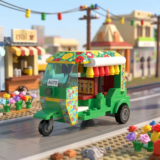 Auto-Rickshaw Building Set [PRE-BOOKING TOKEN]