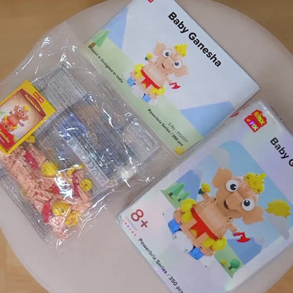 Baby Ganesha Building Blocks Set with Scan to Play Game ( Ages 8-99)