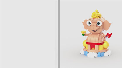 Baby Ganesha Building Blocks Set with Scan to Play Game ( Ages 8-99)